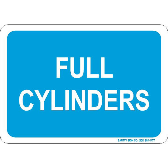 FULL CYLINDERS SIGN