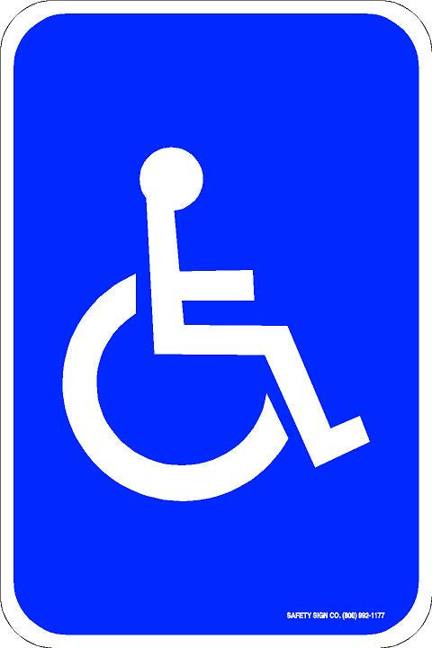 ADA SIGN (WITH GRAPHIC)