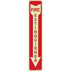 FIRE EXTINGUISHER SIGN (DOWN ARROW)