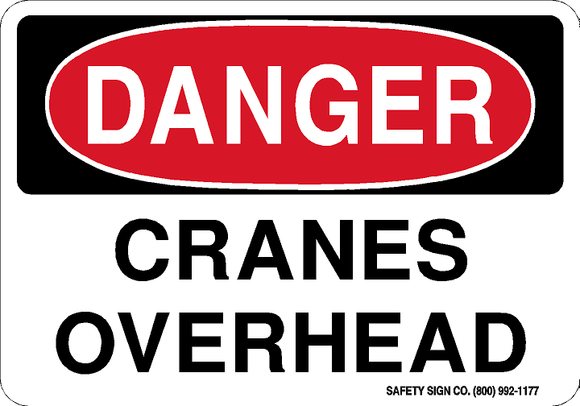DANGER CRANES OVERHEAD
