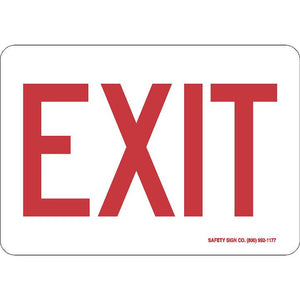 EXIT (RED/WHITE)