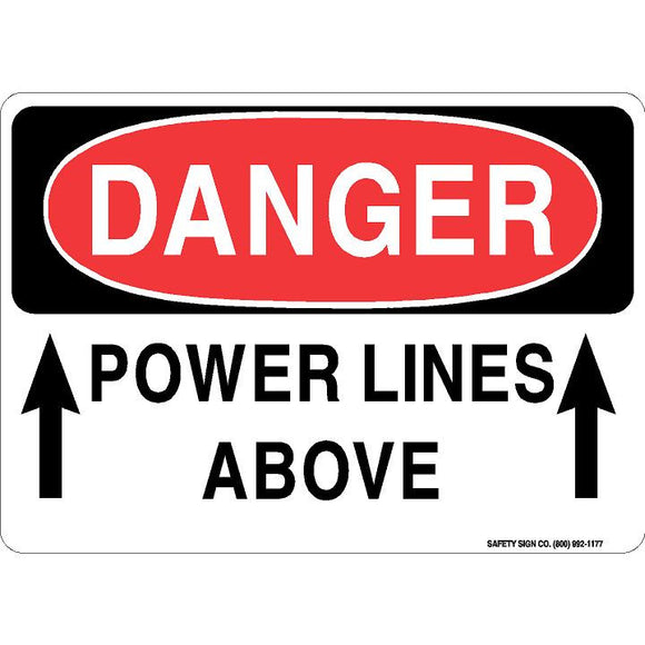 DANGER POWER LINES ABOVE