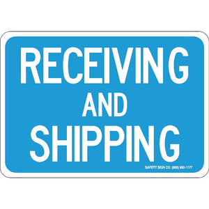 RECEIVING AND SHIPPING (WHITE/BLUE)