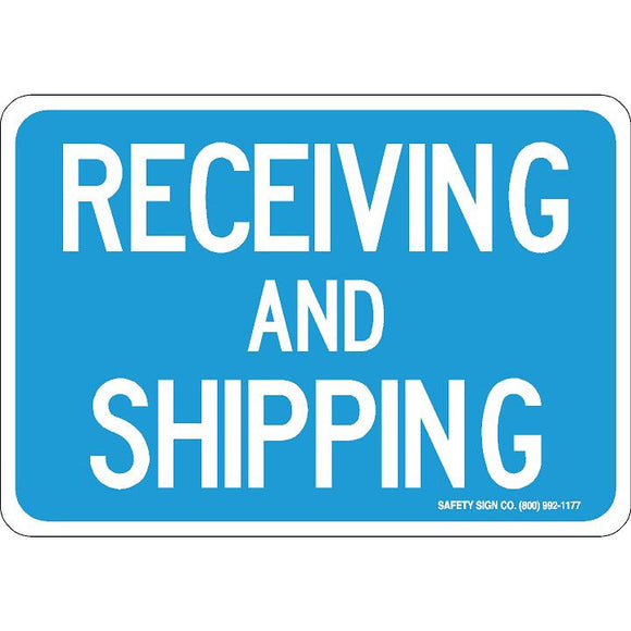 RECEIVING AND SHIPPING (WHITE/BLUE)