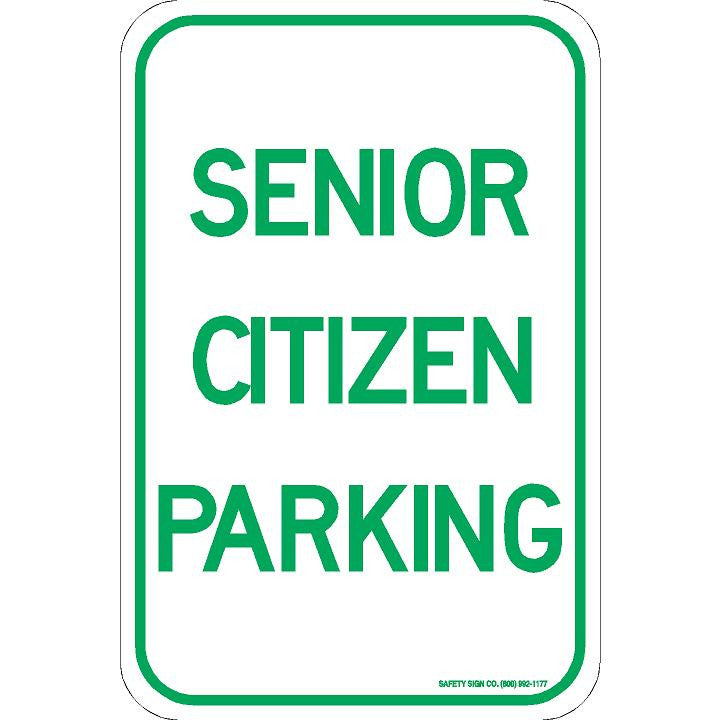 SENIOR CITIZEN PARKING SIGN – Safety Sign Company