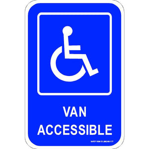 ADA VAN ACCESSIBLE SIGN (WITH GRAPHIC)
