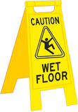 FOLDING PORTABLE FLOOR STAND SIGN (VARIOUS LEGENDS)