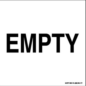 EMPTY (BLACK/WHITE) (PRESSURE-SENSITIVE PAPER LABEL)